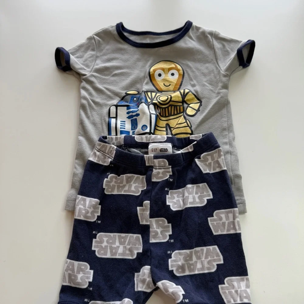 GAP Kids Star Wars Pajama Set - Gray and Blue